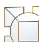 Oglinda Lyshia Square Mirror With Gold Foil Detail 60cm