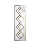 Oglinda Kipton Rectangle Decorative Mirror with Gold Foil Detail 98 x 30cm