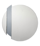 Oglinda Yulia Silver And Smoked Mirror 50cm