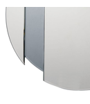 Oglinda Yulia Silver And Smoked Mirror 50cm