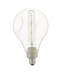 Lampa suspendata Pendant Kit - Clear Organic Glass Shade With E27/ES Tube Light Bulb
