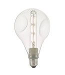 Lampa suspendata Pendant Kit - Clear Organic Glass Shade With E27/ES Tube Light Bulb