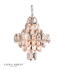 Lampa suspendata Laura Ashley Windsor 8lt Pendant Rose Gold Crystal