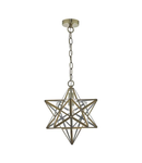 Lampa suspendata Ilario Large Star Pendant Antique Brass & Glass