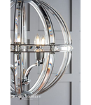 Lampa suspendata Laura Ashley Aidan 5lt Pendant Glass & Polished Chrome