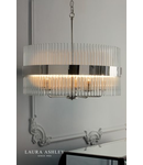 Lampa suspendata Laura Ashley Alexa 5lt Pendant Polished Nickel Glass Rods