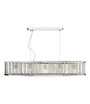 Lampa suspendata Nantes 5 Light Bar Pendant Polished Chrome Aluminium