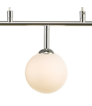 Lampa suspendata Feya 3 Light Bar Pendant Polished Chrome Opal Glass