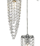 Lampa suspendata Nuala 3 Light Cluster Pendant Polished Chrome & Crystal