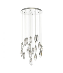 Lampa suspendata Crystal 18 Light Cluster Pendant Polished Chrome & Crystal