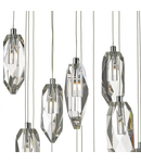 Lampa suspendata Crystal 18 Light Cluster Pendant Polished Chrome & Crystal