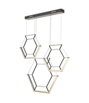 Lampa suspendata Hexagon 3 Light Pendant Black LED