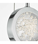 Lampa suspendata Livia 12 Light Cluster Pendant Polished Chrome Glass LED