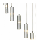 Lampa suspendata Galileo 12 Light Cluster Pendant Polished Chrome Crystal LED