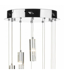 Lampa suspendata Galileo 12 Light Cluster Pendant Polished Chrome Crystal LED