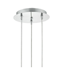 Lampa suspendata Lyall 3 Light Pendant Polished Chrome Glass