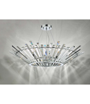 Lampa suspendata Nimbus 6 Light Pendant Polished Chrome Crystal