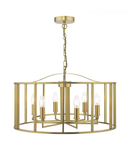 Lampa suspendata Myka 6 Light Pendant Brushed Bronze