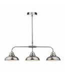 Lampa suspendata Dynamo 3 Light Bar Pendant Antique Chrome