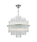 Lampa suspendata Lukas 13 Light Pendant Polished Chrome Glass