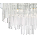 Lampa suspendata Lukas 13 Light Pendant Polished Chrome Glass