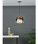 Lampa suspendata Klaxon 1 Light Pendant Ombre Copper Glass