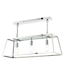 Lampa suspendata Academy 3 Light Pendant Stainless Steel