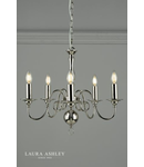 Lampa suspendata Laura Ashley Winchester 5lt Pendant Polished Nickel