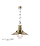 Lampa suspendata Laura Ashley Corbridge Pendant Antique Brass