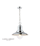 Lampa suspendata Laura Ashley Corbridge Pendant Polished Chrome