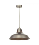 Lampa suspendata Owain 1 Light Pendant Pewter