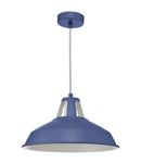 Lampa suspendata Owain 1 Light Pendant Blue