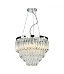 Lampa suspendata Fame 5 Light Pendant Polished Chrome Glass