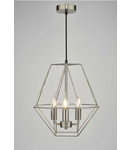 Lampa suspendata Simbala 4 Light Pendant Satin Chrome