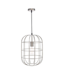 Lampa suspendata Eudora 1 Light Pendant Satin Nickel