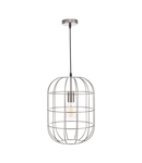 Lampa suspendata Eudora 1 Light Pendant Satin Nickel