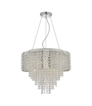 Lampa suspendata Acelynn 6 Light Pendant Polished Chrome & Crystal