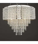 Lampa suspendata Acelynn 6 Light Pendant Polished Chrome & Crystal