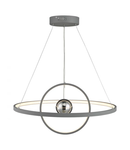 Lampa suspendata Mercury Pendant Horizontal 2 Sphere Grey LED