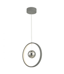 Lampa suspendata Mercury Pendant Vertical Grey LED