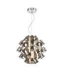 Lampa suspendata Falcon Pendant Polished Chrome Brushed Bronze LED