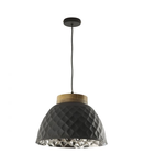 Lampa suspendata Wazir Pendant Grey and Mango Wood