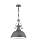 Lampa suspendata Arona Pendant Antique Pewter & Glass