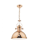 Lampa suspendata Arona Pendant Polished Copper & Glass