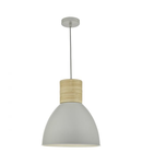 Lampa suspendata Adna Pendant Grey & Wood