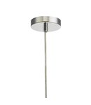 Lampa suspendata Apulia Pendant Polished Chrome Smoked Glass