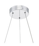 Lampa suspendata Altamura Pendant Polished Chrome and Crystal LED