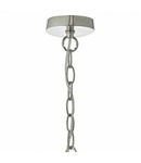 Lampa suspendata Tamara Pendant Satin Nickel & Ribbed Glass