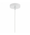 Lampa suspendata Coby Pendant White Faceted Metal