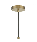 Lampa suspendata Andre 1 Light Pendant Aged Brass